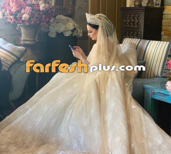 صور وفيديو ديانا كرزون بفستان الفرح ليلة زفافها والأمن يستدعي العريس! صورة رقم 9