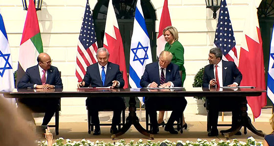 رسميا.. الإمارات والبحرين توقعان معاهدة السلام التاريخية مع إسرائيل صورة رقم 1