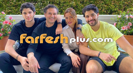 بتعليق مؤثر: راغب علامة يخطف الأنظار بصورة تجمعه بزوجته وأبناءه صورة رقم 10