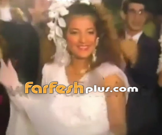 أصالة بفيديو قديم ونادر من حفل زفافها.. هكذا بدت بالفستان الأبيض صورة رقم 4