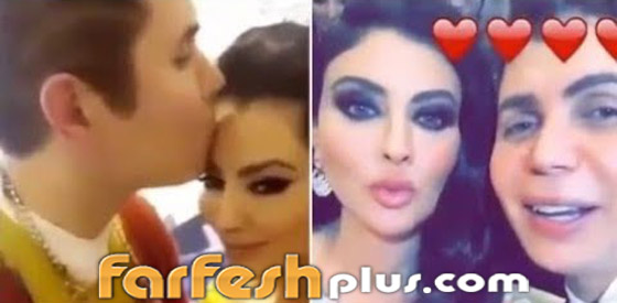 فيديو المغربية مريم حسين واللبناني جو رعد يتبادلان الأحضان والقبلات!  صورة رقم 1