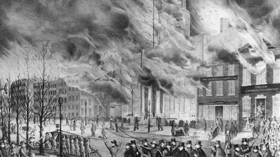 عام 1835.. حريق هزّ نيويورك ودمّر مانهاتن صورة رقم 1