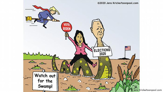 الانتخابات الأمريكية بريشة رسامي الكاريكاتير حول العالم صورة رقم 1