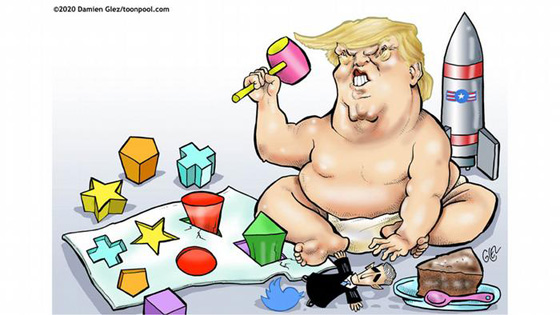 الانتخابات الأمريكية بريشة رسامي الكاريكاتير حول العالم صورة رقم 5