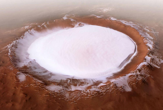 صور: اكتشاف شبكة بحيرات ضخمة على سطح كوكب المريخ صورة رقم 1