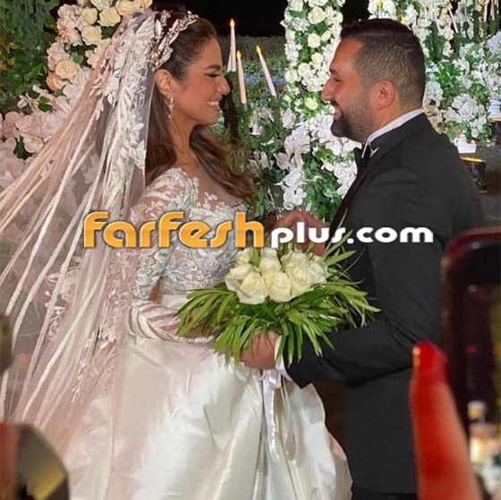 فيديو زفاف درة من رجل الأعمال هاني سعد، درة تبكي وزوجته الأولى متأثرة! صورة رقم 14