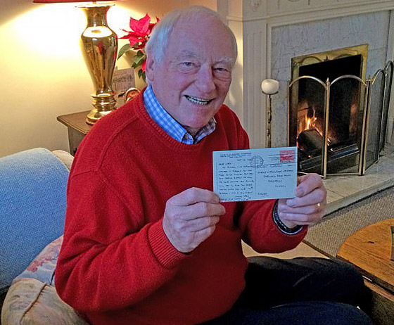 بطاقة بريدية ضائعة تصل إلى صاحبها بعد 66 عاما من إرسالها! صور صورة رقم 3