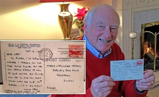 بطاقة بريدية ضائعة تصل إلى صاحبها بعد 66 عاما من إرسالها! صور صورة رقم 5