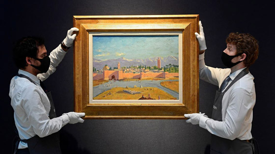 لوحة رسمها تشرشل لمسجد بالمغرب تباع بـ9.7 مليون دولار صورة رقم 2