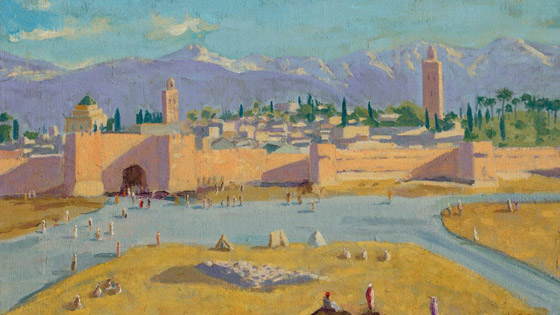 لوحة رسمها تشرشل لمسجد بالمغرب تباع بـ9.7 مليون دولار صورة رقم 1