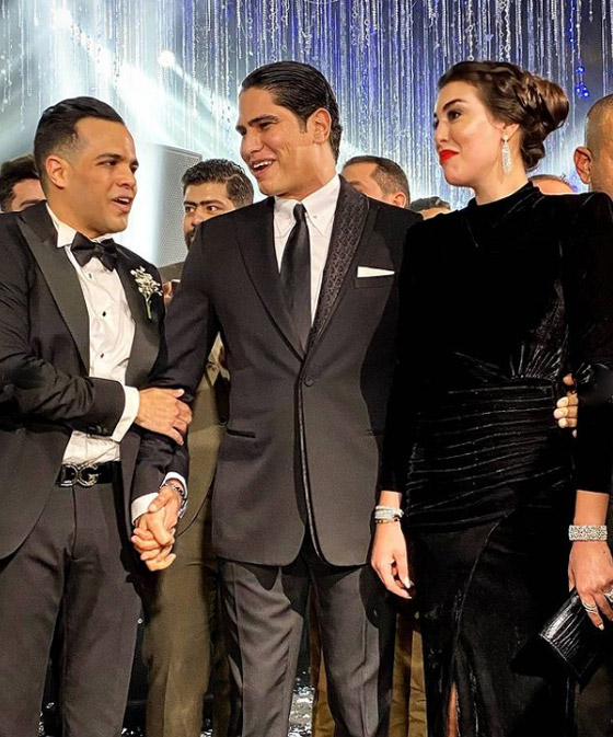 أحدث ظهور لياسمين صبري بصحبة زوجها أحمد أبو هشيمة في حفل زفاف.. فيديو صورة رقم 1
