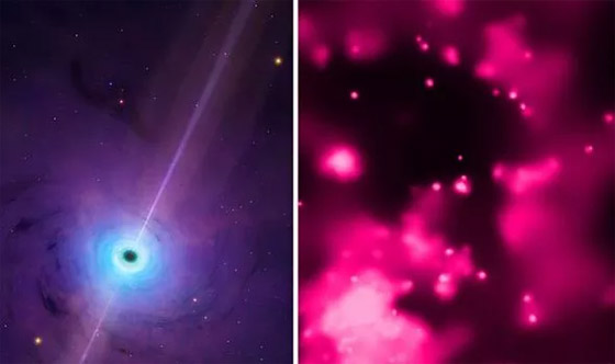 ناسا تنشر صورة مذهلة لثقب أسود باللون الوردي! صورة رقم 3