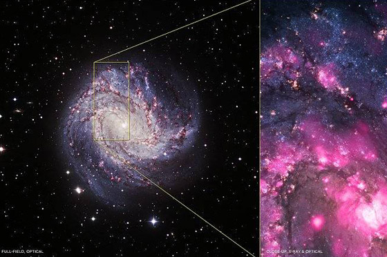 ناسا تنشر صورة مذهلة لثقب أسود باللون الوردي! صورة رقم 4
