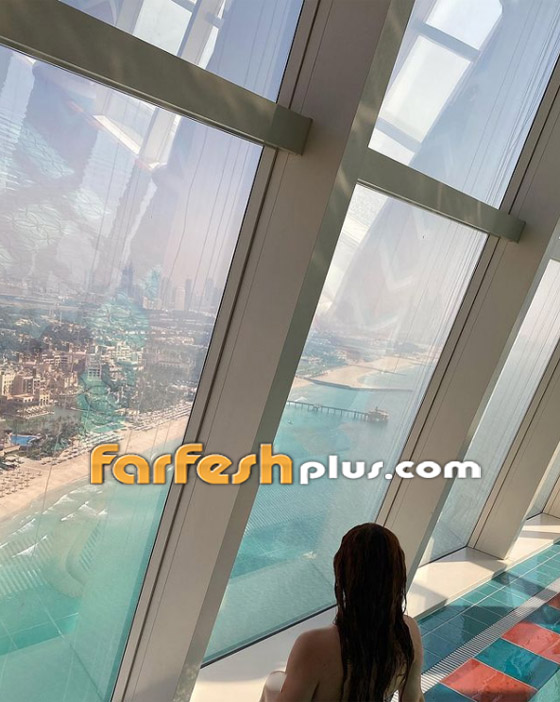 صور نسرين طافش تستمتع بوقتها بحمام سباحة فاخر في فندق بدبي.. الليلة بـ440 دولار صورة رقم 4