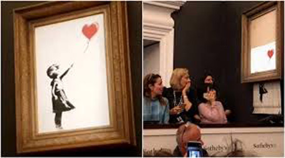 بأضعاف سعرها المتوقع.. لوحة “الفتاة مع البالون” التي “مزّقت نفسها” تُباع بمبلغ ضخم في لندن صورة رقم 6