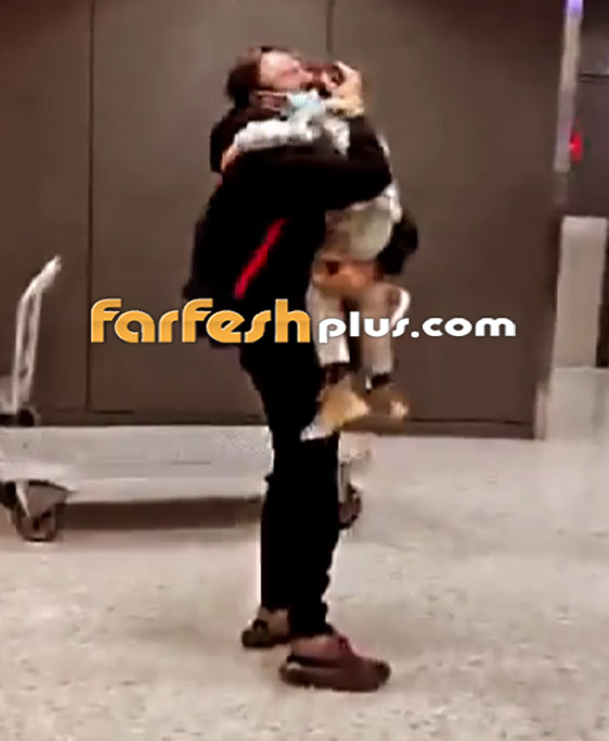 فيديو مؤثر: ابن قصي خولي يهرع لوالده راكضا في المطار ويحتضنه صارخا (أبي!) صورة رقم 6