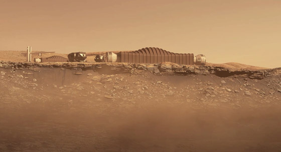 شركة أمريكية تبدأ صناعة منازل للعيش على كوكب المريخ الأحمر صورة رقم 3