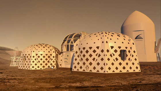 شركة أمريكية تبدأ صناعة منازل للعيش على كوكب المريخ الأحمر صورة رقم 5