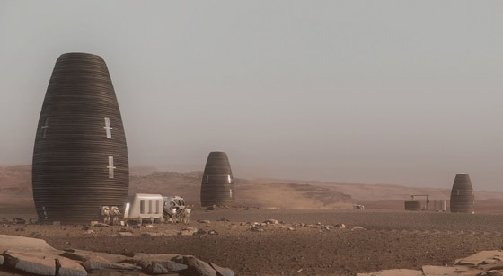 شركة أمريكية تبدأ صناعة منازل للعيش على كوكب المريخ الأحمر صورة رقم 6