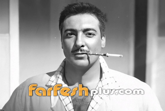 صورة نادرة لـ رشدي أباظة بالجلابية والمصحف: علامات الشيب ظاهرة على شعره صورة رقم 2