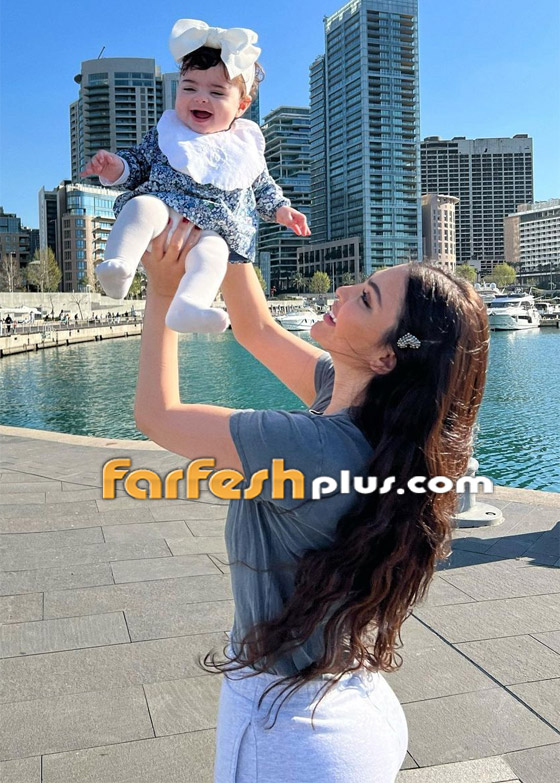 صور قمر اللبنانية مع ابنتها لونا.. سحرت الجمهور بجمالها صورة رقم 1