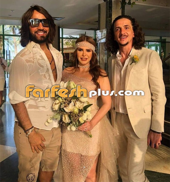 فيديو وصور زفاف الفنانة دنيا عبد العزيز.. العروس بفستان مميز وحذاء رياضي! صورة رقم 7