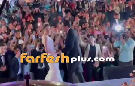 فيديو تامر حسني يفاجئ عروسا بإحياء حفل زفافها.. شاهد رد فعلها الطريف صورة رقم 4