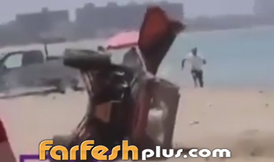 فيديو: زياد برجي نجا بأعجوبة من حادث خطير! انقلبت سيارته رأسا على عقب صورة رقم 4