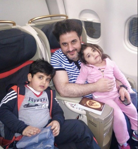 ملحم زين مع إبنته الصغيرة زينب في عيدها.. شاهد أيضا صوره مع باقي اولاده صورة رقم 2