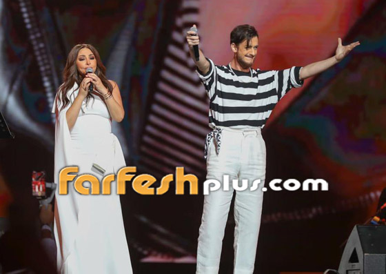 فيديو وصور: إليسا وسعد لمجرد يشعلان المسرح بأغنية 