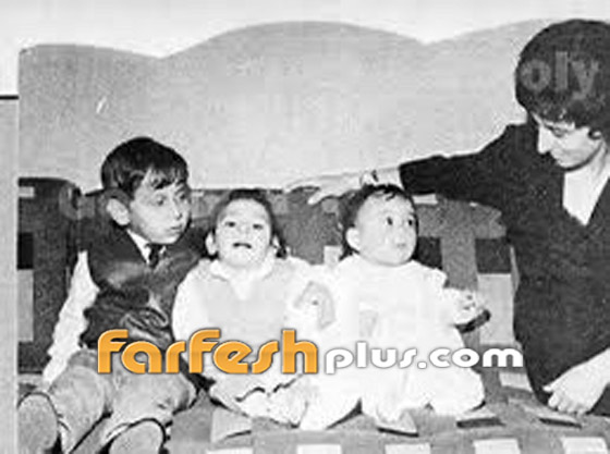 صورة فيروز مع ابنيها زياد الرحباني و