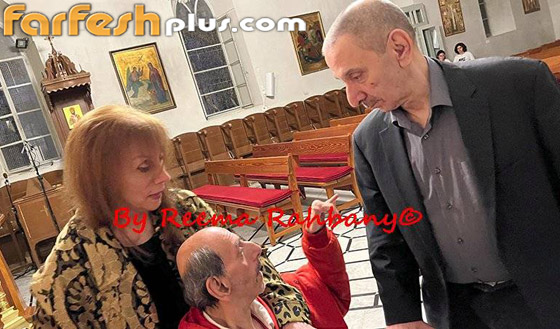 صورة فيروز مع ابنيها زياد الرحباني و