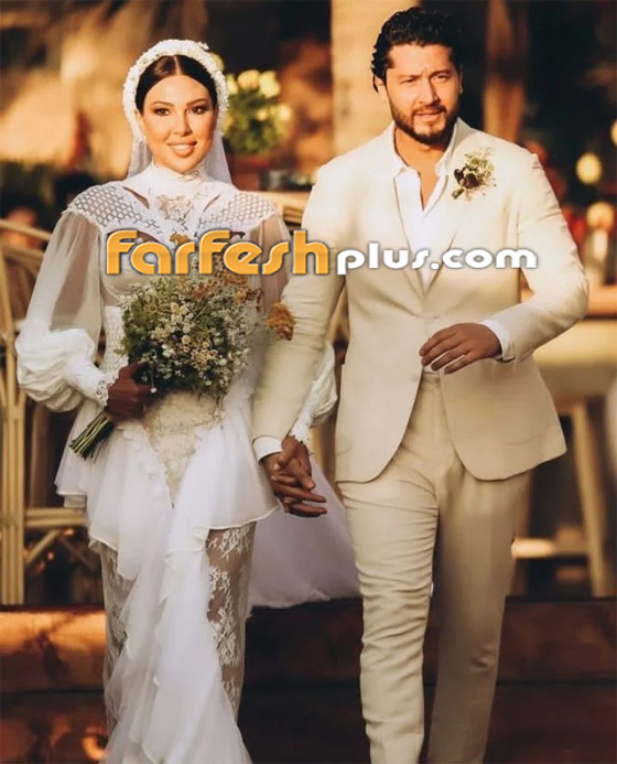 صور وفيديو زفاف ممثل سوري وديما قندلفت تُشعل السهرة برقصها صورة رقم 9