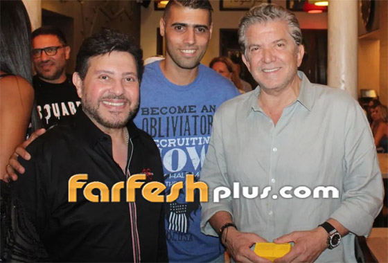 فيديو هاني شاكر يتألق في دويتو مع وليد توفيق.. وجوجينا رزق تستقبل زوجته صورة رقم 9