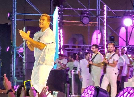 فيديو خناقات الجمهور والمنظمين بحفل عمرو دياب: صراخ واشتباكات بالأيدي!!  صورة رقم 8