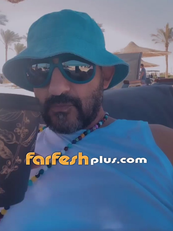علامات السن تظهر بوضوح على أحمد حلمي أثناء قضائه الإجازة الصيفية.. والجمهور: كبرت كده امتى يا حلمي؟! صورة رقم 2