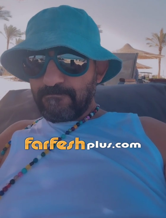 علامات السن تظهر بوضوح على أحمد حلمي أثناء قضائه الإجازة الصيفية.. والجمهور: كبرت كده امتى يا حلمي؟! صورة رقم 4