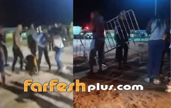 غاز مسيل للدموع وكلاب لتفريق الجماهير بحفل 