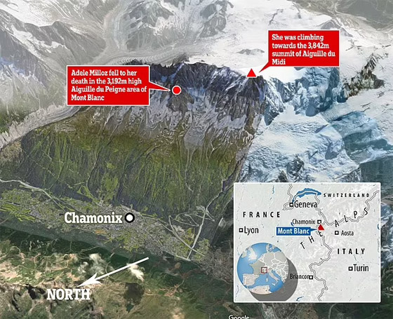 بطلة عالم فرنسية بالتسلق تلقى حتفها ورفيقتها بعد سقوطهما من قمة جبال الألب صورة رقم 5