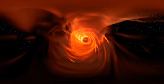 فيديو: رصد فقاعة غاز حول الثقب الأسود العملاق وسط مجرة درب التبانة صورة رقم 6