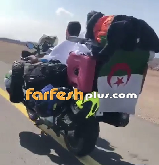 شابان جزائريان يصلان مكة على دراجة نارية.. عبر 8 دول! فيديو صورة رقم 5