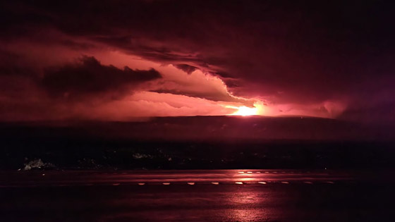 فيديو بركان هاواي 