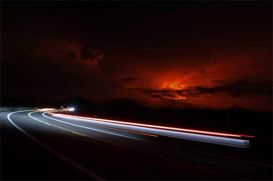 بالصور: ثوران بركاني يخطف البصر في هاواي صورة رقم 1