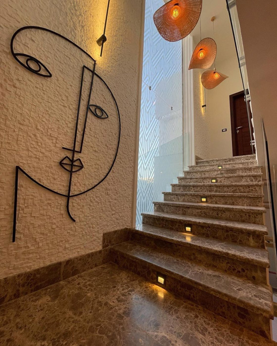 صور منزل تامر حسني وبسمة بوسيل لأول مرة.. فخامة ورقي  وذوق مميز صورة رقم 12