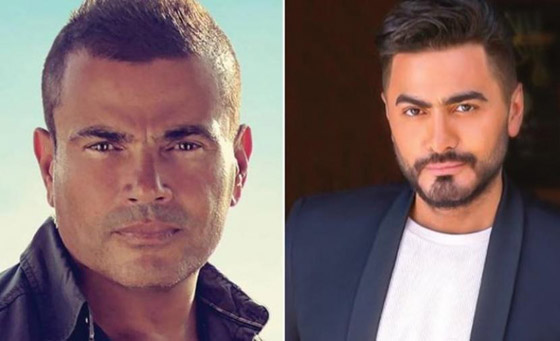 لأول مرة، عمرو دياب مع تامر حسني يغنيان ديو معا.. فيديو وصور صورة رقم 3
