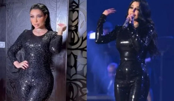 صور دنيا بطمة الغريبة تثير الجدل! ذقنها  رفيعة مثل الخنجر او السكين! صورة رقم 1