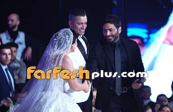 ‏حسن شاكوش يهدد من غاب عن زفافه من النجوم: 