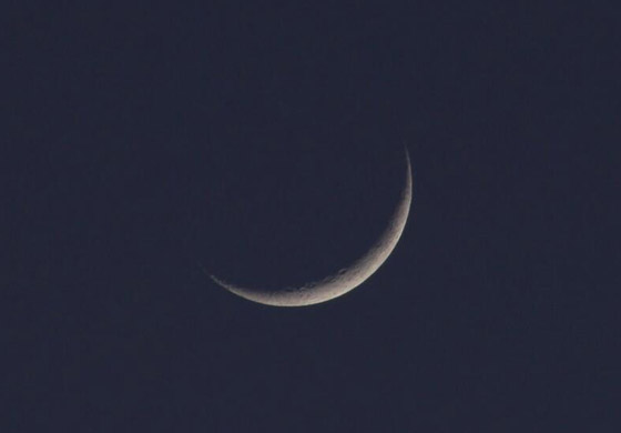 أول صور فلكية ترصد هلال رمضان صورة رقم 3