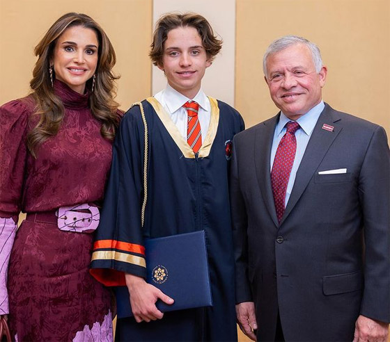 أفراح العائلة الملكية الأردنية تتوالى مع تخرج الأمير الصغير هاشم.. صور صورة رقم 1