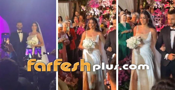 ميرنا نور الدين تحتفل بزفافها بحضور المشاهير بينهم بسمة بوسيل صورة رقم 4